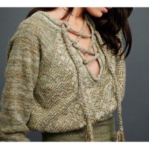 Free People Hoops & Hollas sweater